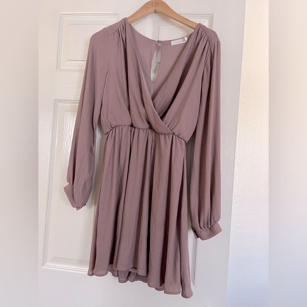 Lush long sleeve mini dress